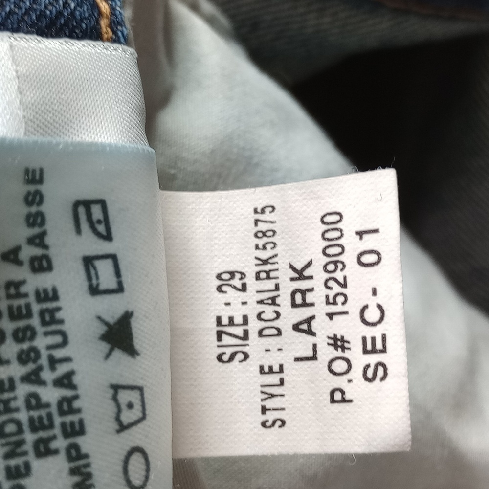 Joe's The Smith Mid Rise Straight Ankle Jeans Raw Hem Cuff Size 29 - Picture 16 of 16